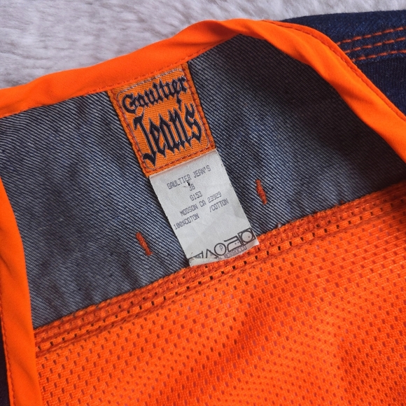 Vintage Jean Paul Gaultier Y2K 90s Archival Denim Corset Top - Picture 4 of 9